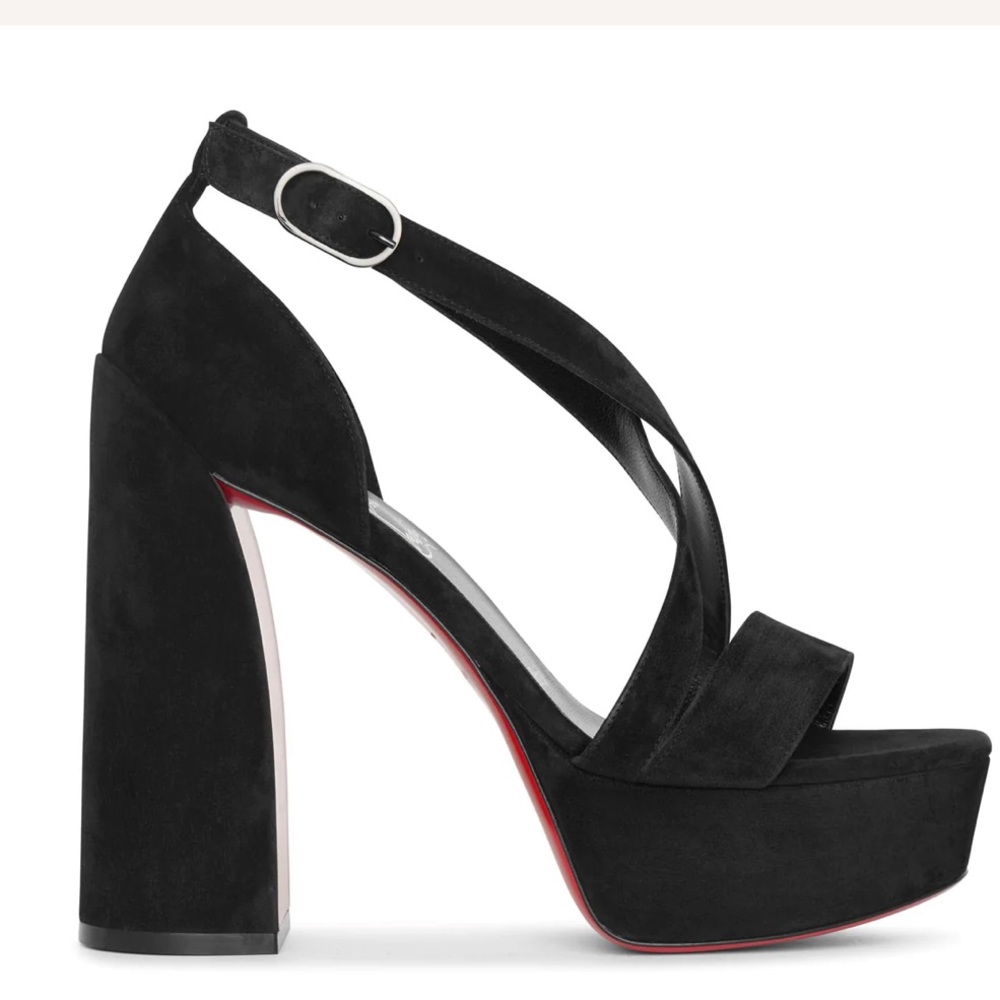 CHRISTIAN LOUBOUTIN
Movida Jane 130 black suede sandals Size 37 BNIB - Picture 2 of 9